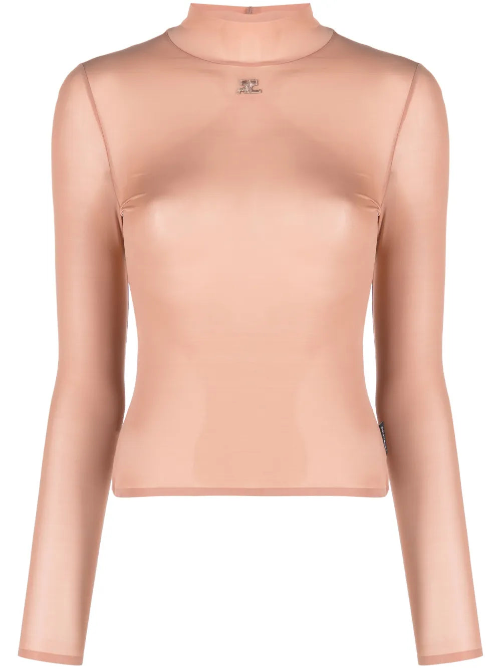 Logo-Appliqué Fine-Knit Top