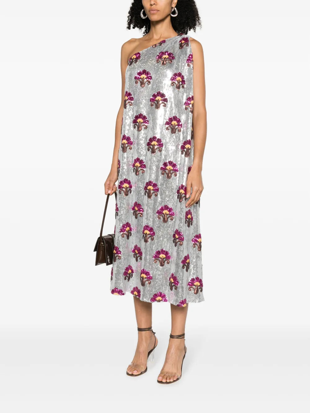 Roy Sequin-Embellished Midid Dress