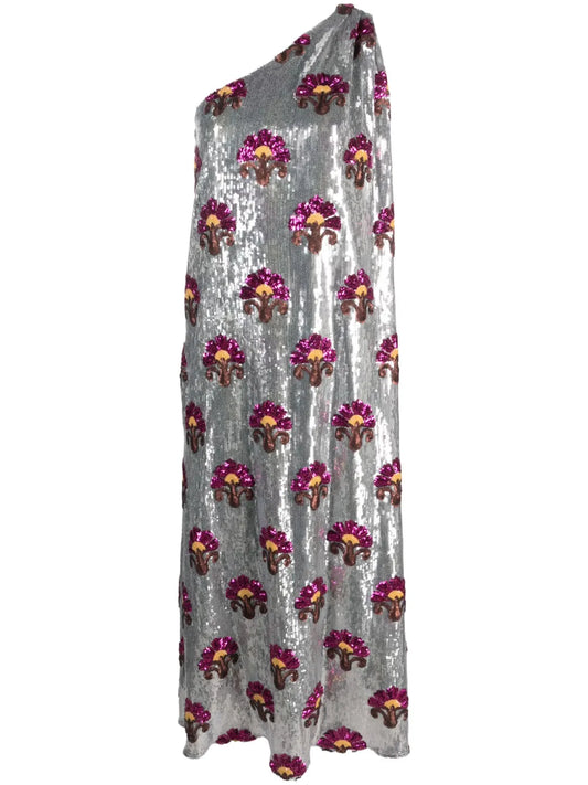 Roy Sequin-Embellished Midid Dress