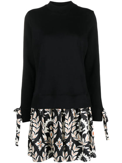 Sporty Floral-Print Minidress