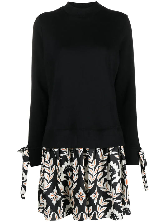 Sporty Floral-Print Minidress