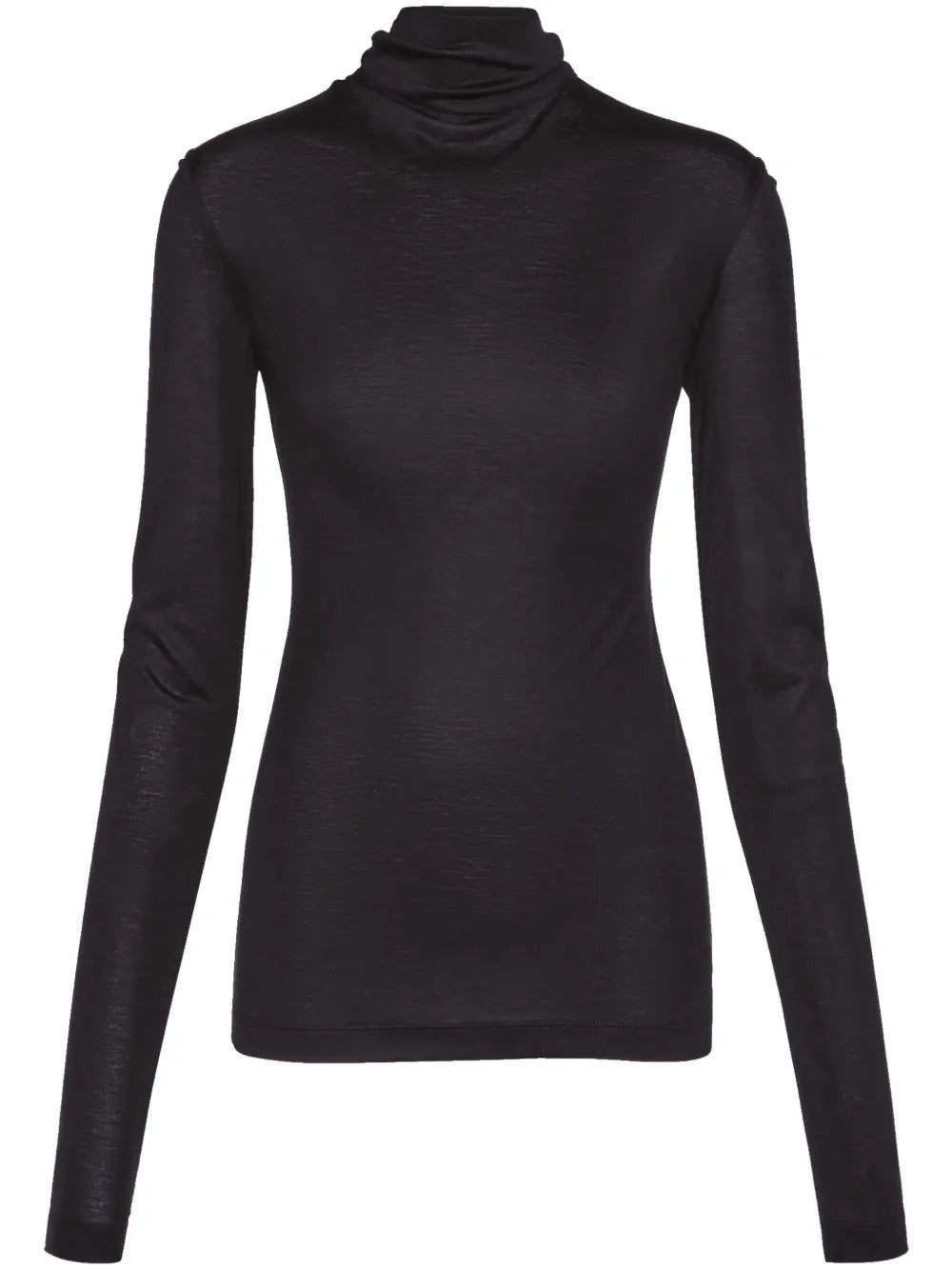 V-Back Silk-Blend Top