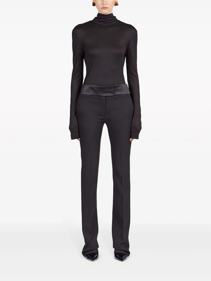 Tuxedo Straight-Leg Tailored Trousers
