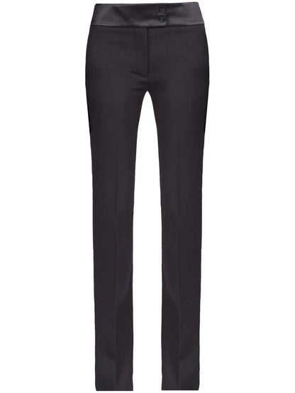 Tuxedo Straight-Leg Tailored Trousers