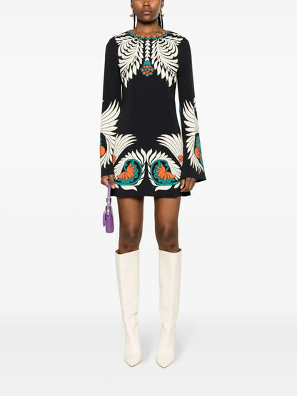 Mini Supremes-Print Swing Dress