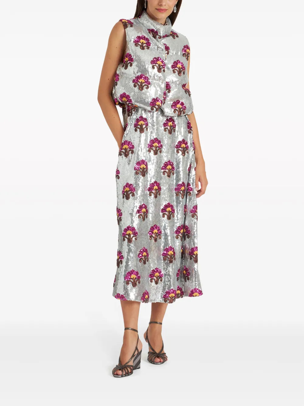 Bonbon Sequin-Embellished Gilet