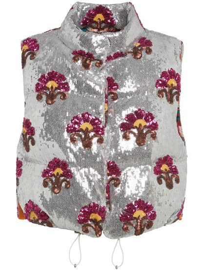 Bonbon Sequin-Embellished Gilet