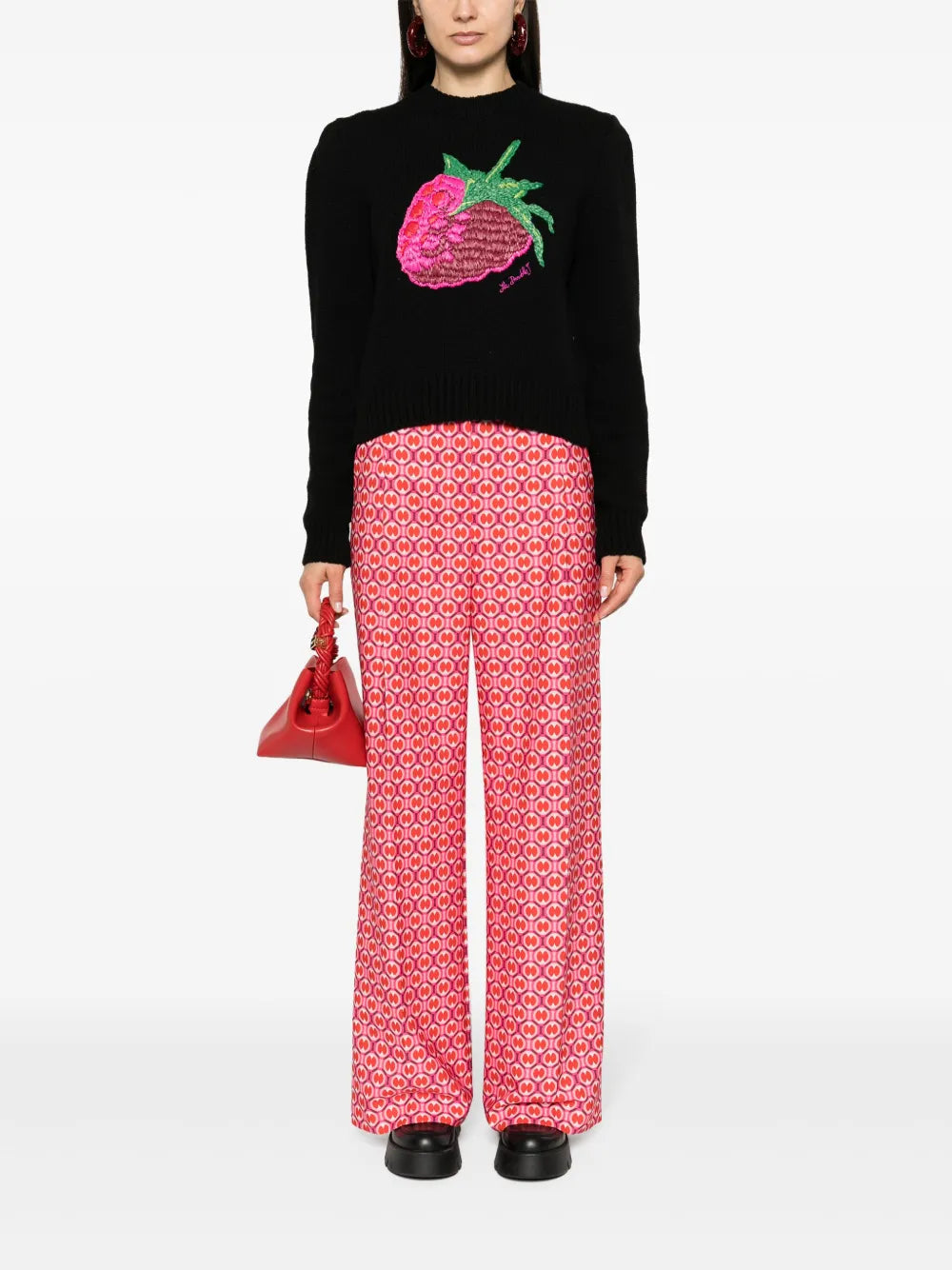 Lampone Embroidered Jumper