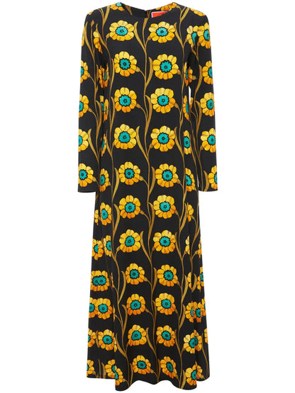 Swing Floral-Print Dress