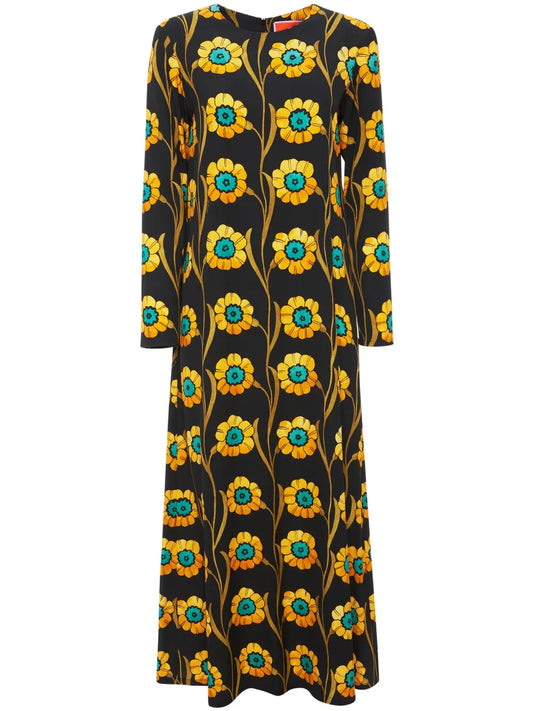 Swing Floral-Print Dress