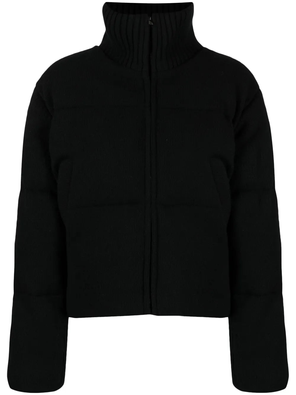 Knitted Wool Puffer Jacket