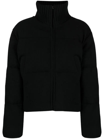 Knitted Wool Puffer Jacket