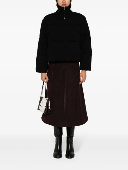 Knitted Wool Puffer Jacket