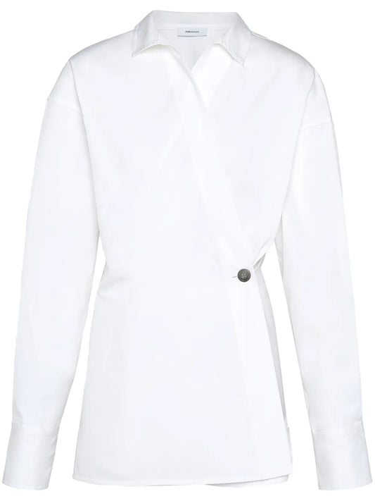 Asymmetric Cotton Shirt