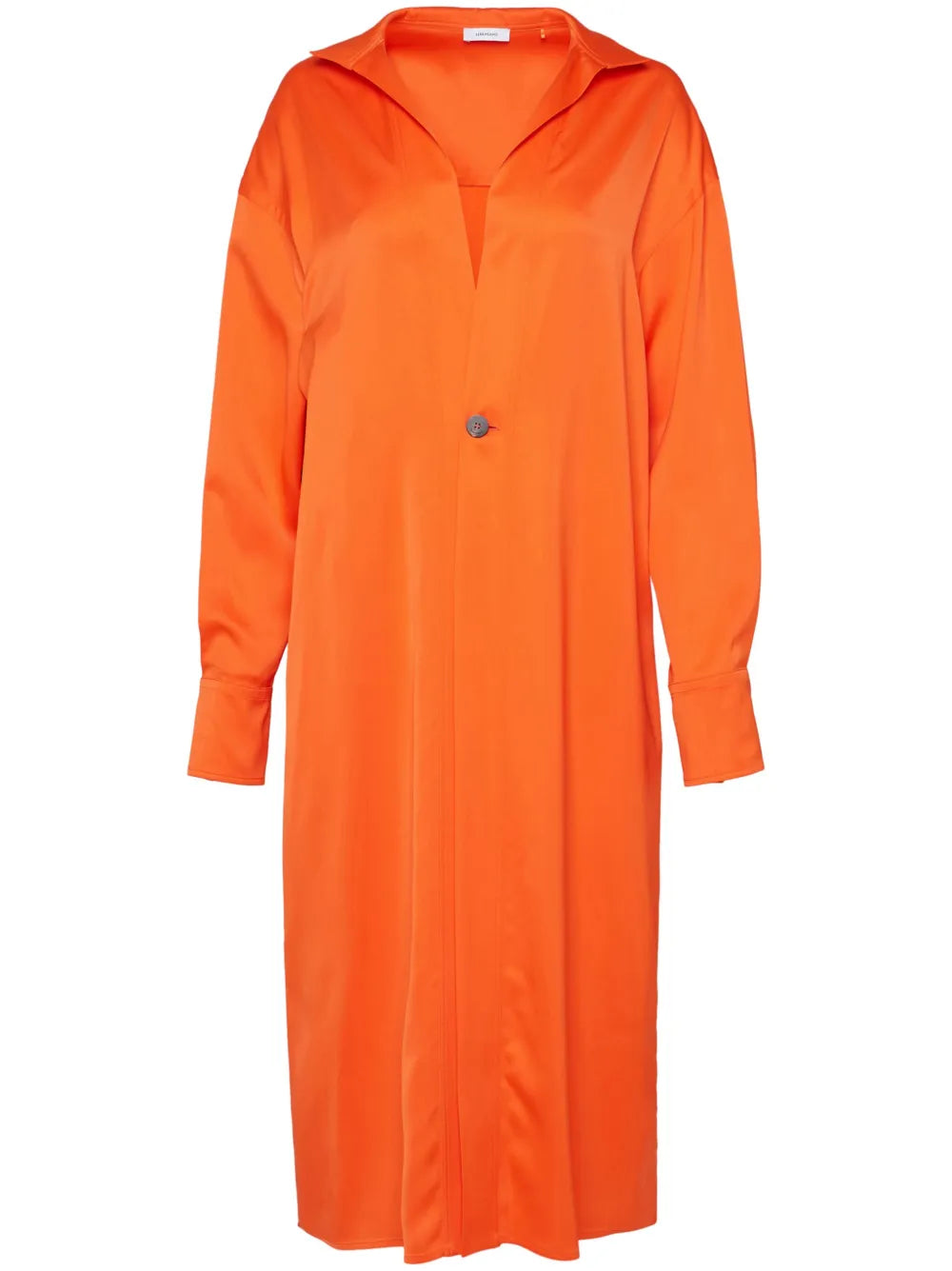 Spread-Collar Button-Fastening Shirt