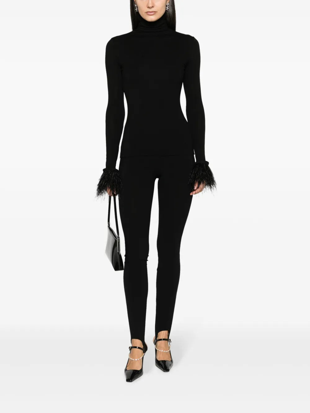 Elektra Roll-Neck Knitted Top