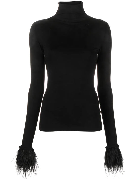 Elektra Roll-Neck Knitted Top