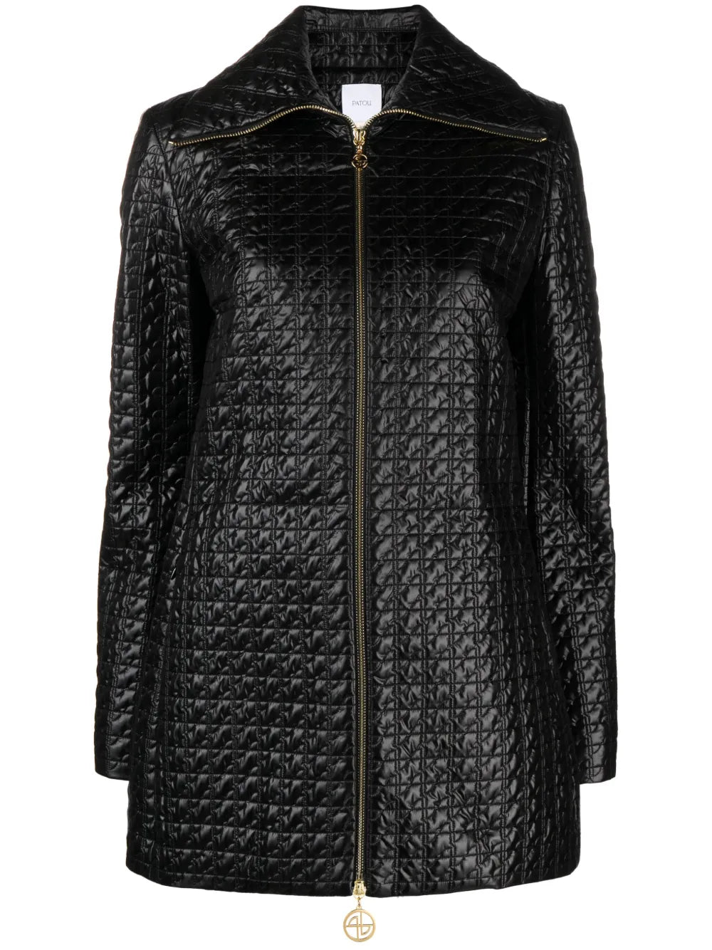 Jp-Quilted Zip-Front Jacket