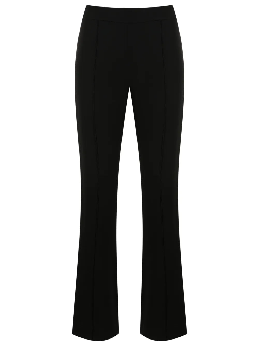 High-Waisted Straight-Leg Trousers