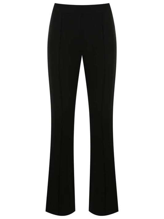 High-Waisted Straight-Leg Trousers