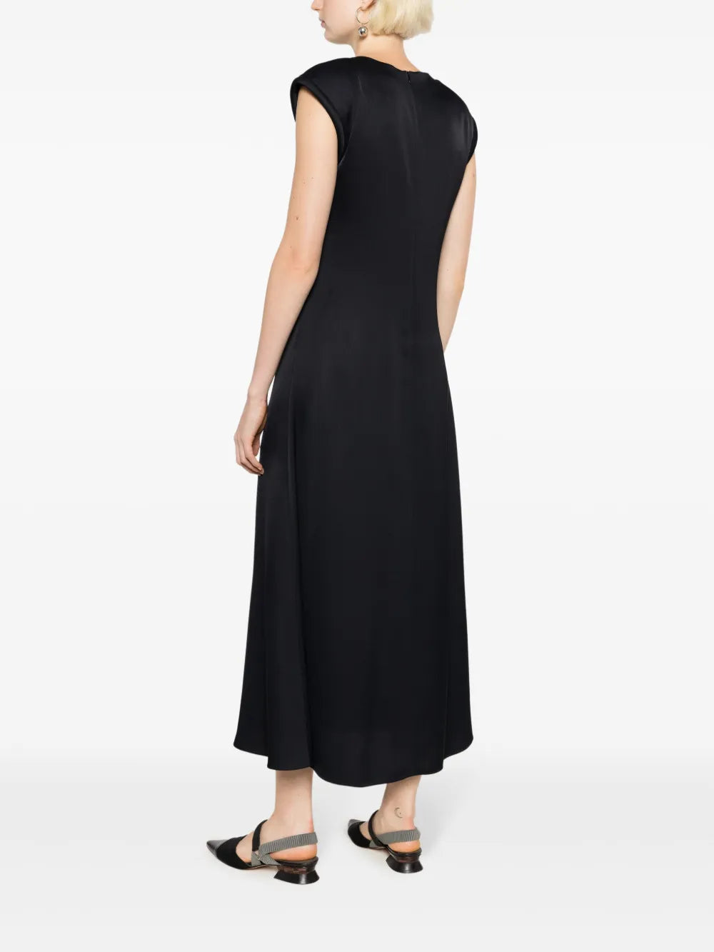 A-Line Sleeveless Maxi Dress