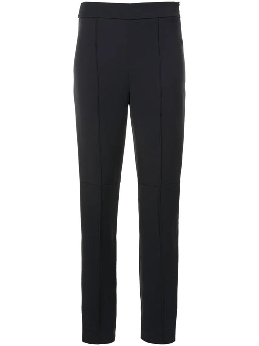 High-Waisted Straight-Leg Trousers