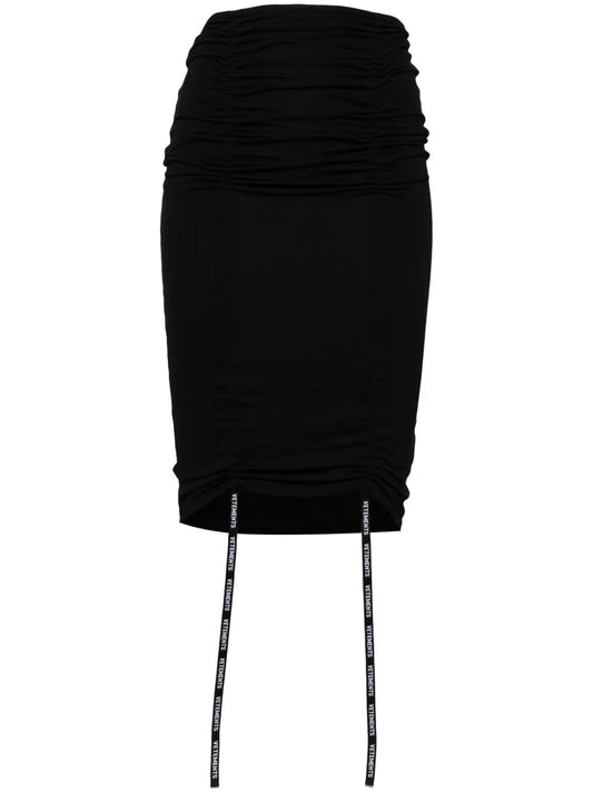 Ruched Pencil Skirt