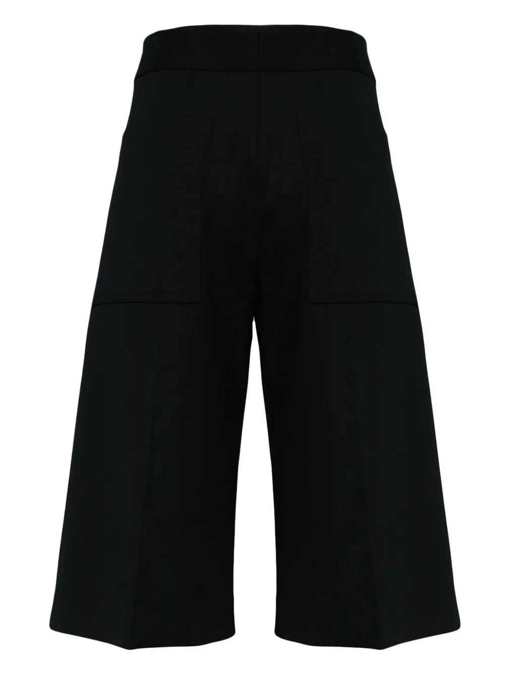 High-Waisted Knee-Length Shorts