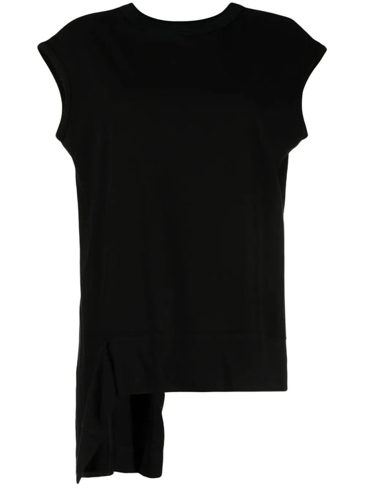 Asymmetric Cotton T-Shirt