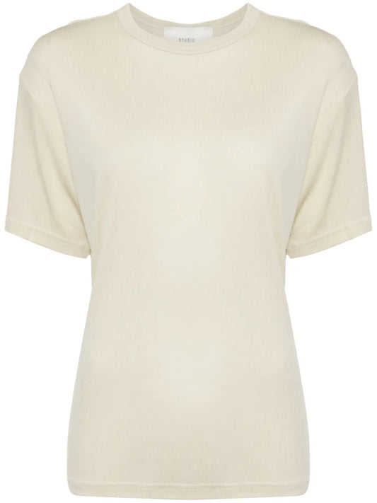 Crew-Neck Lyocell T-Shirt