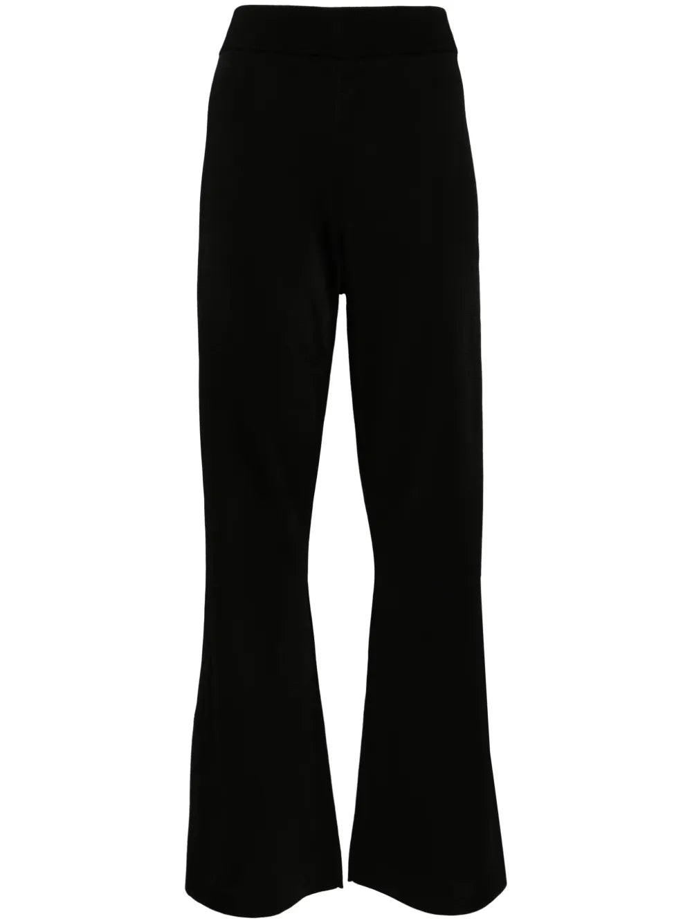 High-Waist Flared Trousers