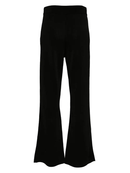 High-Waist Flared Trousers