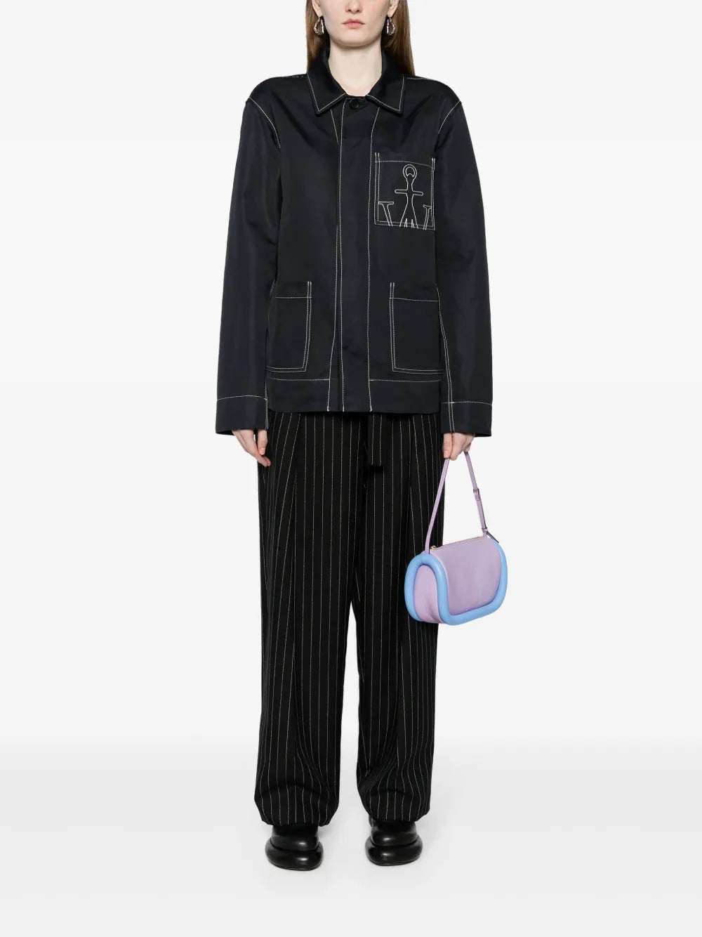 Logo-Embroidered Chore Jacket
