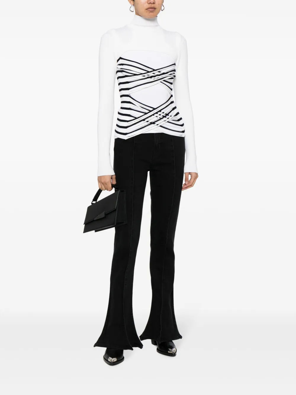 Cut-Out Knitted Top