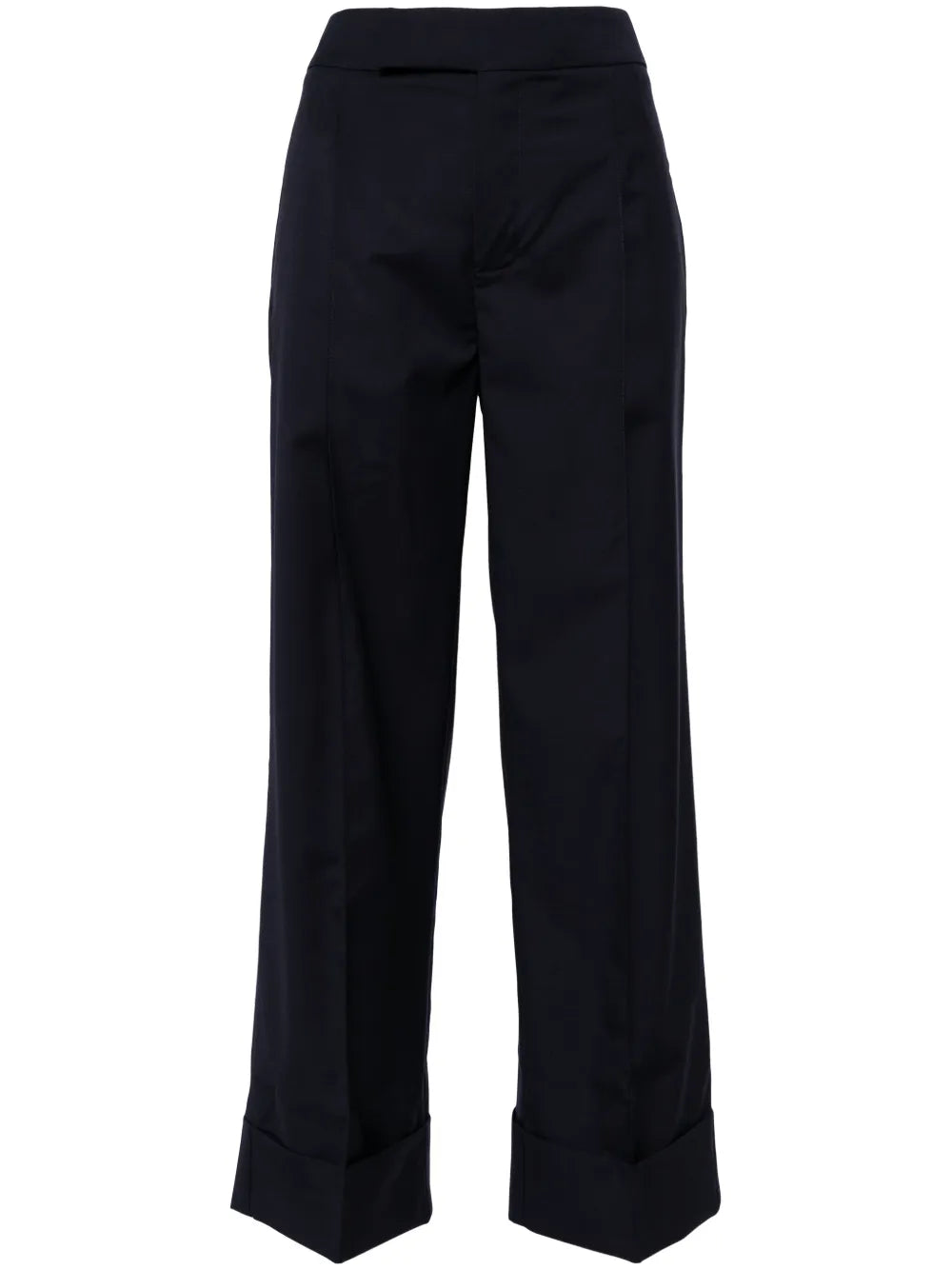 High-Rise Wool Trousers