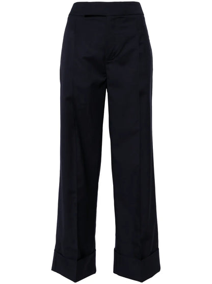 High-Rise Wool Trousers