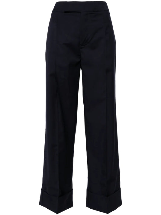 High-Rise Wool Trousers