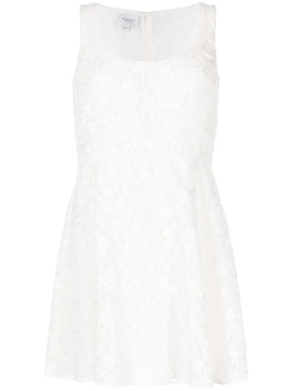 Sleeveless Lace Mini Dress