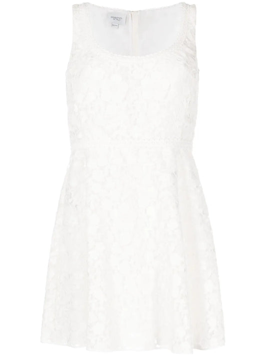 Sleeveless Lace Mini Dress