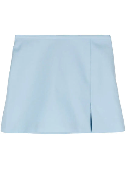 Slit Detail Knitted Miniskirt