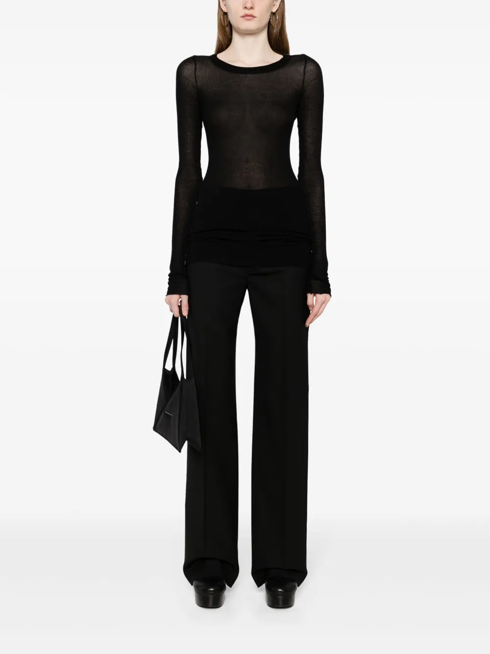 Straight-Leg Tailored Trousers