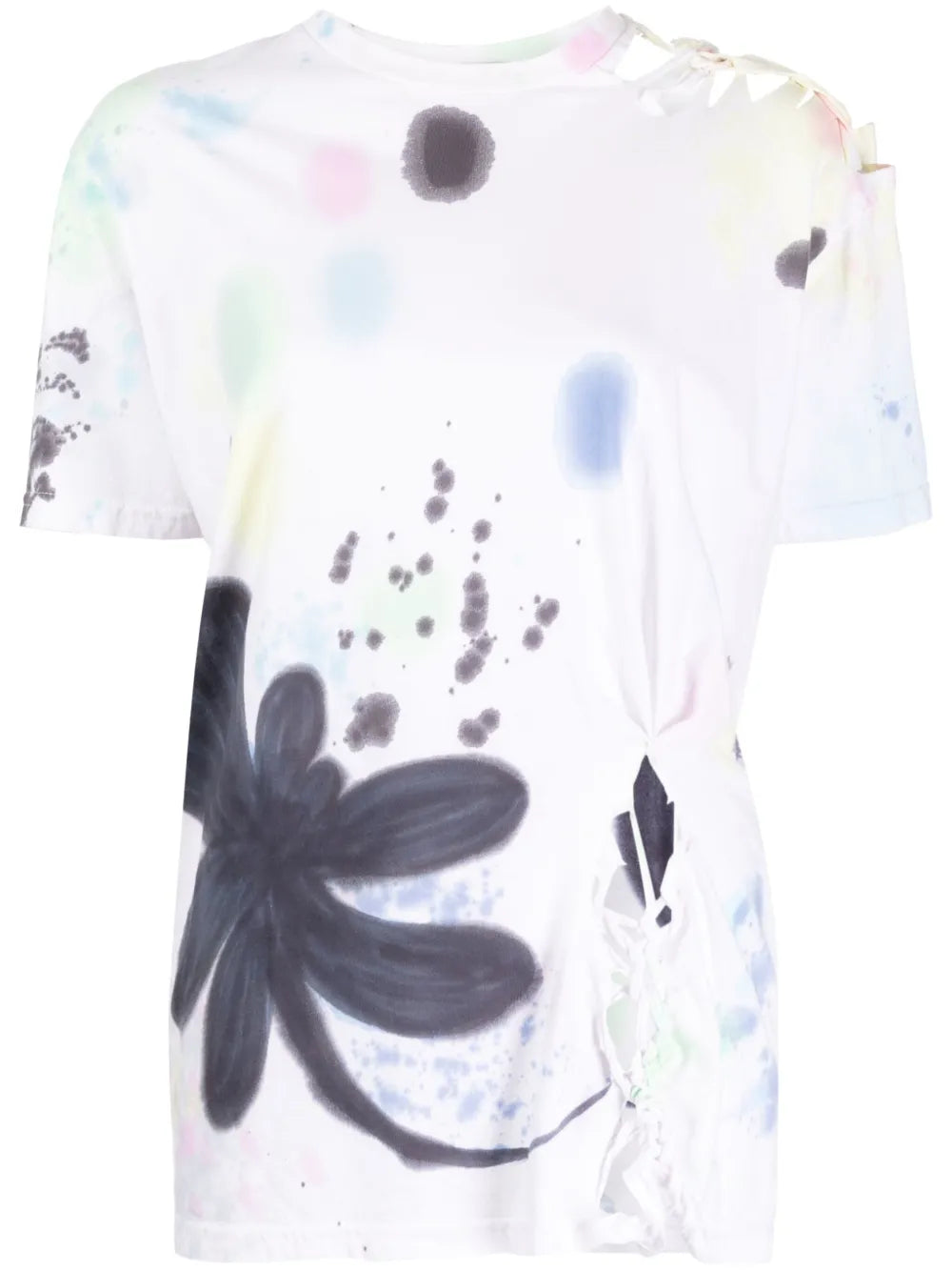 Nash Hand-Painted Cut-Out T-Shirt