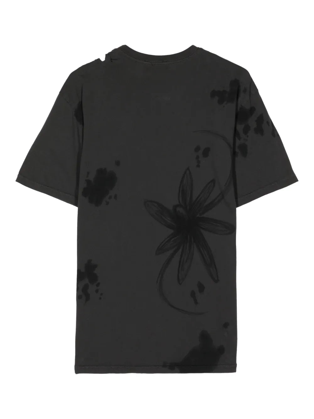 Nash Floral-Graphic Tie-Detail T-Shirt