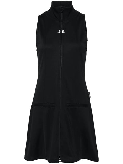 Interlock Logo-Embroidered Minidress