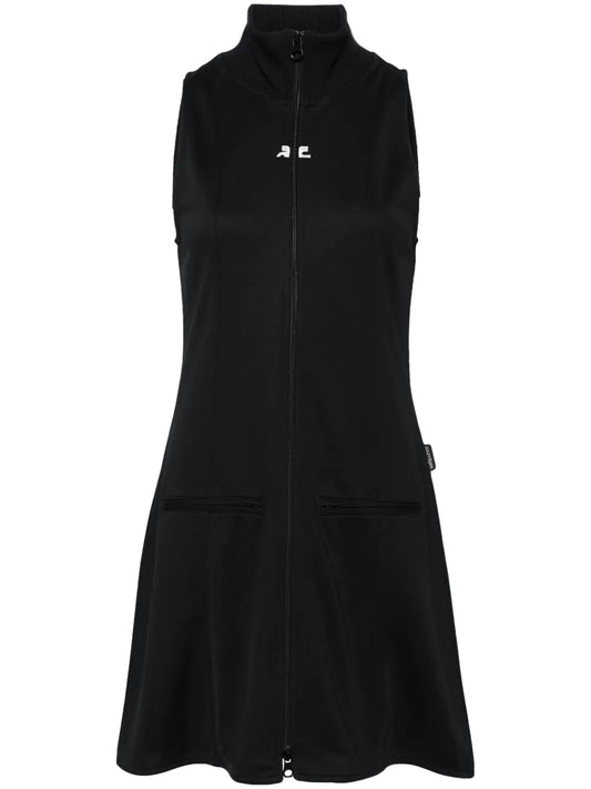 Interlock Logo-Embroidered Minidress