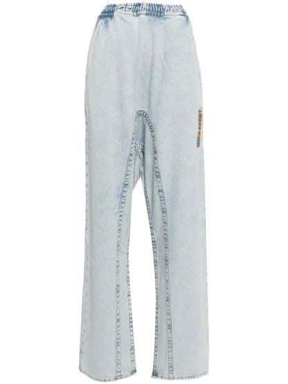Wide-Leg Organic Cotton Jeans