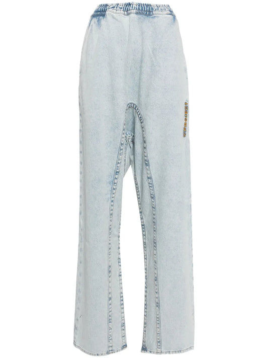 Wide-Leg Organic Cotton Jeans