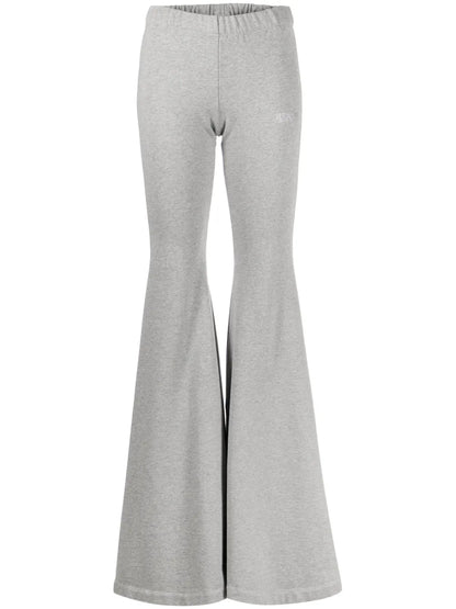 Logo-Print Flared Leggings