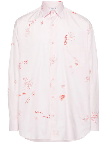 Printed Long-Sleeve Shirt