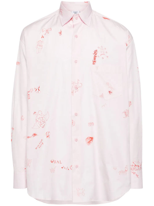 Printed Long-Sleeve Shirt